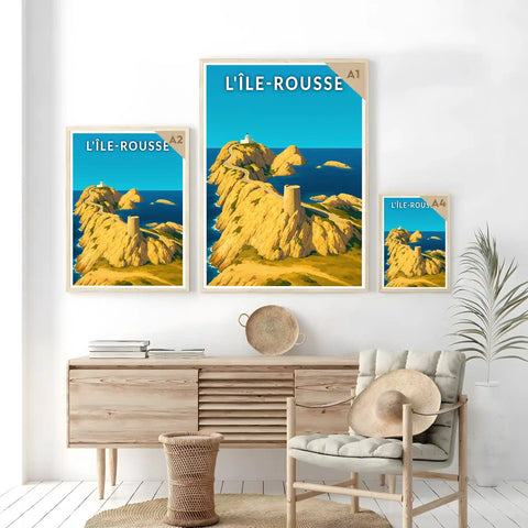Affiche - L'île-Rousse