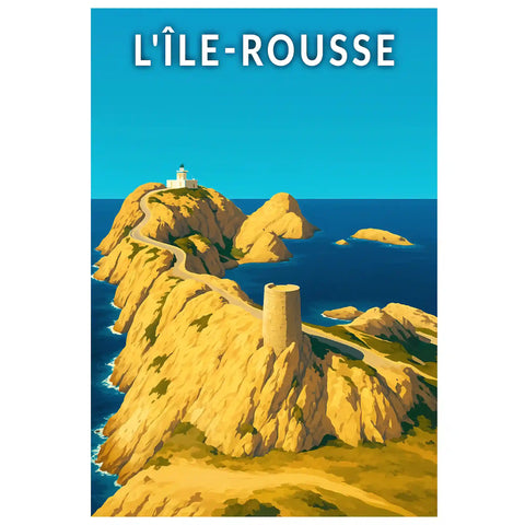 Affiche - L'île-Rousse