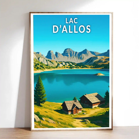 Affiche - Lac d'Allos