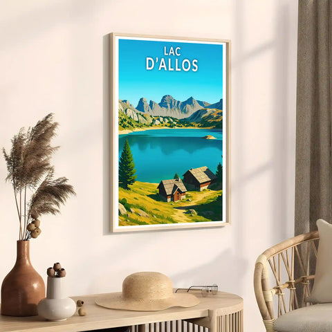 Affiche - Lac d'Allos