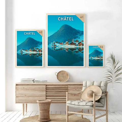 Affiche - Châtel