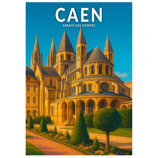 Affiche - Caen - Abbaye aux Hommes