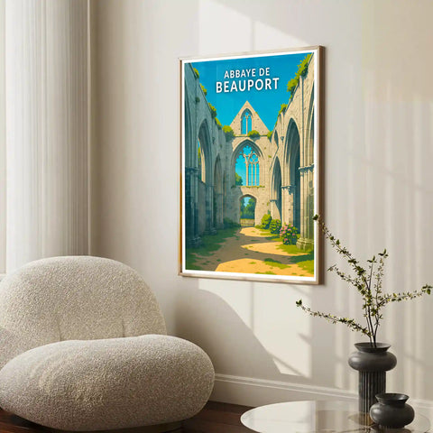 Affiche - Abbaye de Beauport