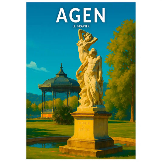 Affiche - Agen - Le Gravier