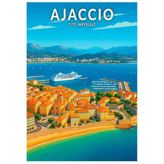 Affiche - Ajaccio - Cité Impériale