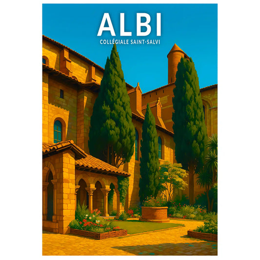 Affiche - Albi - Collégiale Saint-Salvi