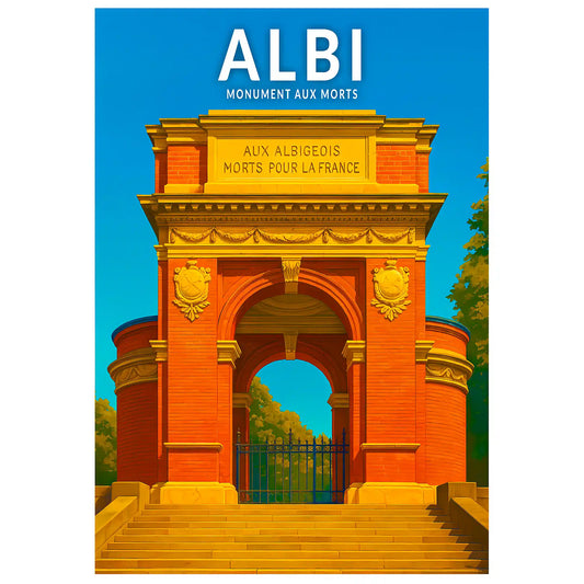 Affiche - Albi - Monument aux Morts