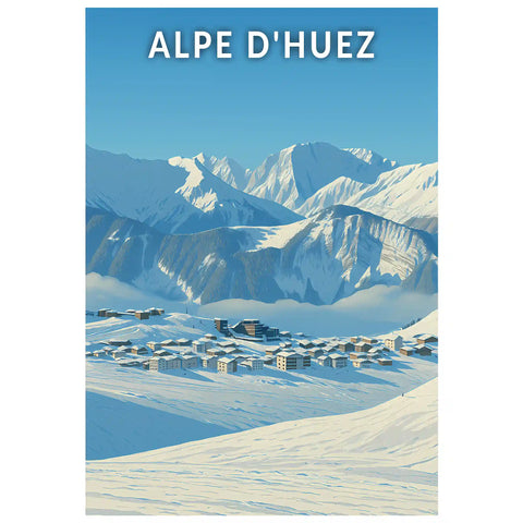 Affiche - Alpe d'Huez