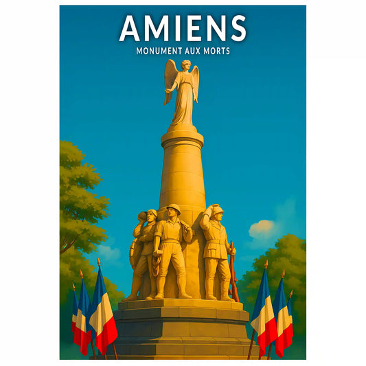 Affiche - Amiens - Monument aux Morts