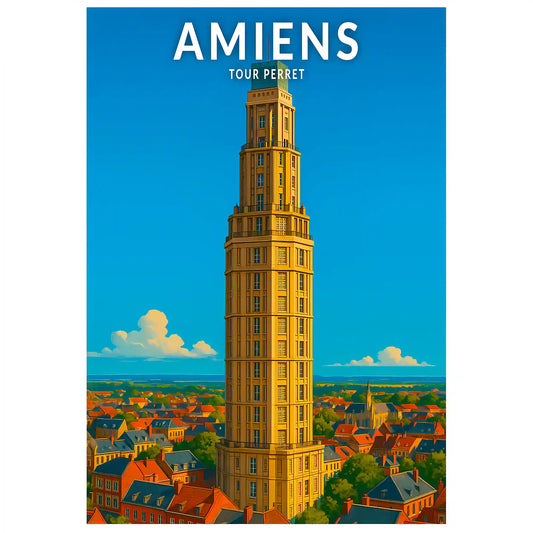 Affiche - Amiens - Tour Perret