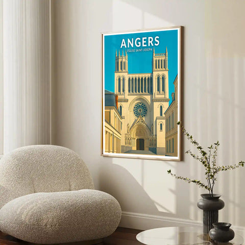 Affiche - Angers - Église Saint-Jospeh