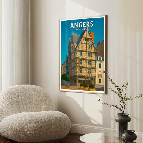 Affiche - Angers - Maison d'Adam