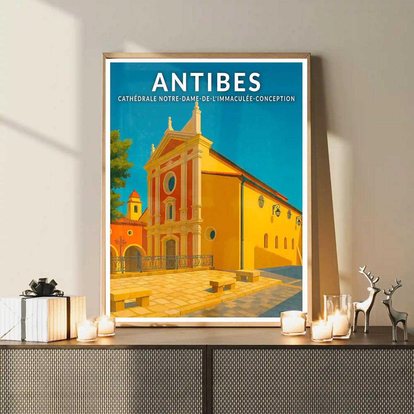 Affiche - Antibes - Cathédrale Notre-Dame-de-l'Immaculée-Conception