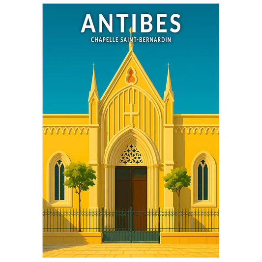 Affiche - Antibes - Chapelle Saint-Bernadin
