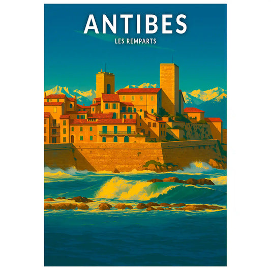Affiche - Antibes - Les Remparts