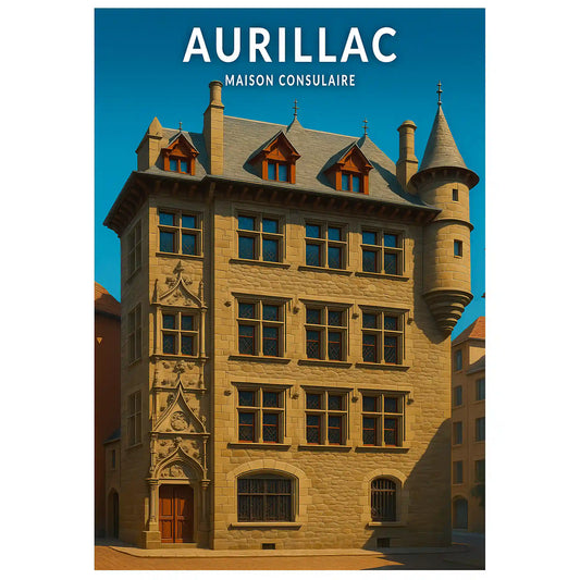 Affiche - Aurillac - Maison Consulaire