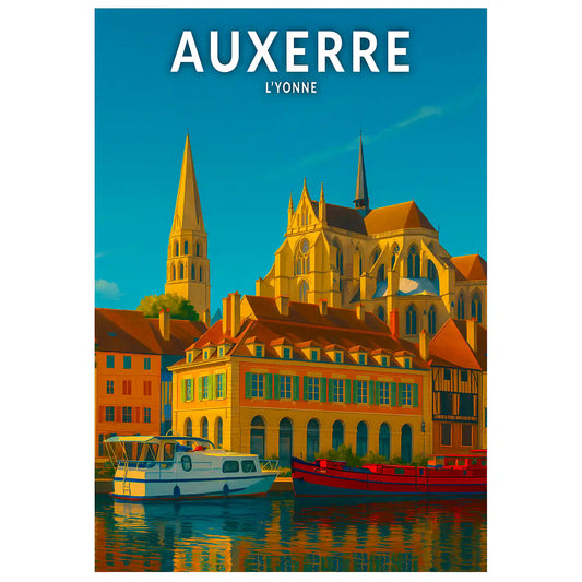 Affiche - Auxerre - L'Yonne