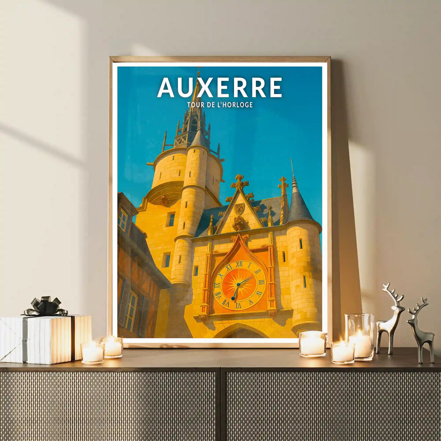 Affiche - Auxerre - Tour de l'Horloge