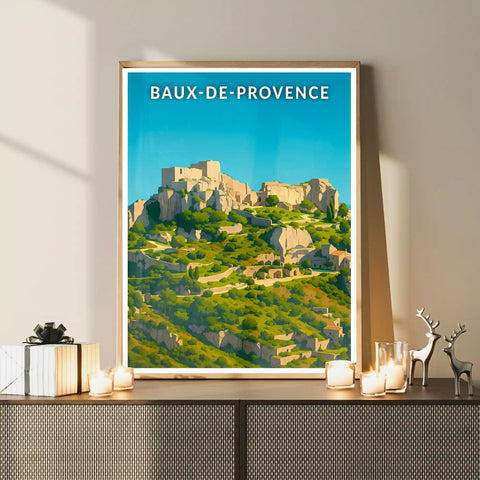 Affiche - Baux-de-Provence