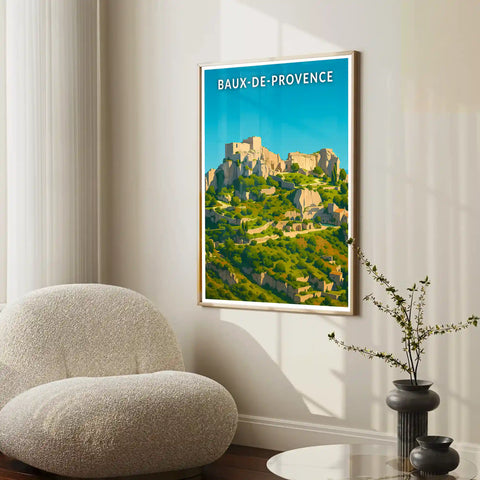 Affiche - Baux-de-Provence