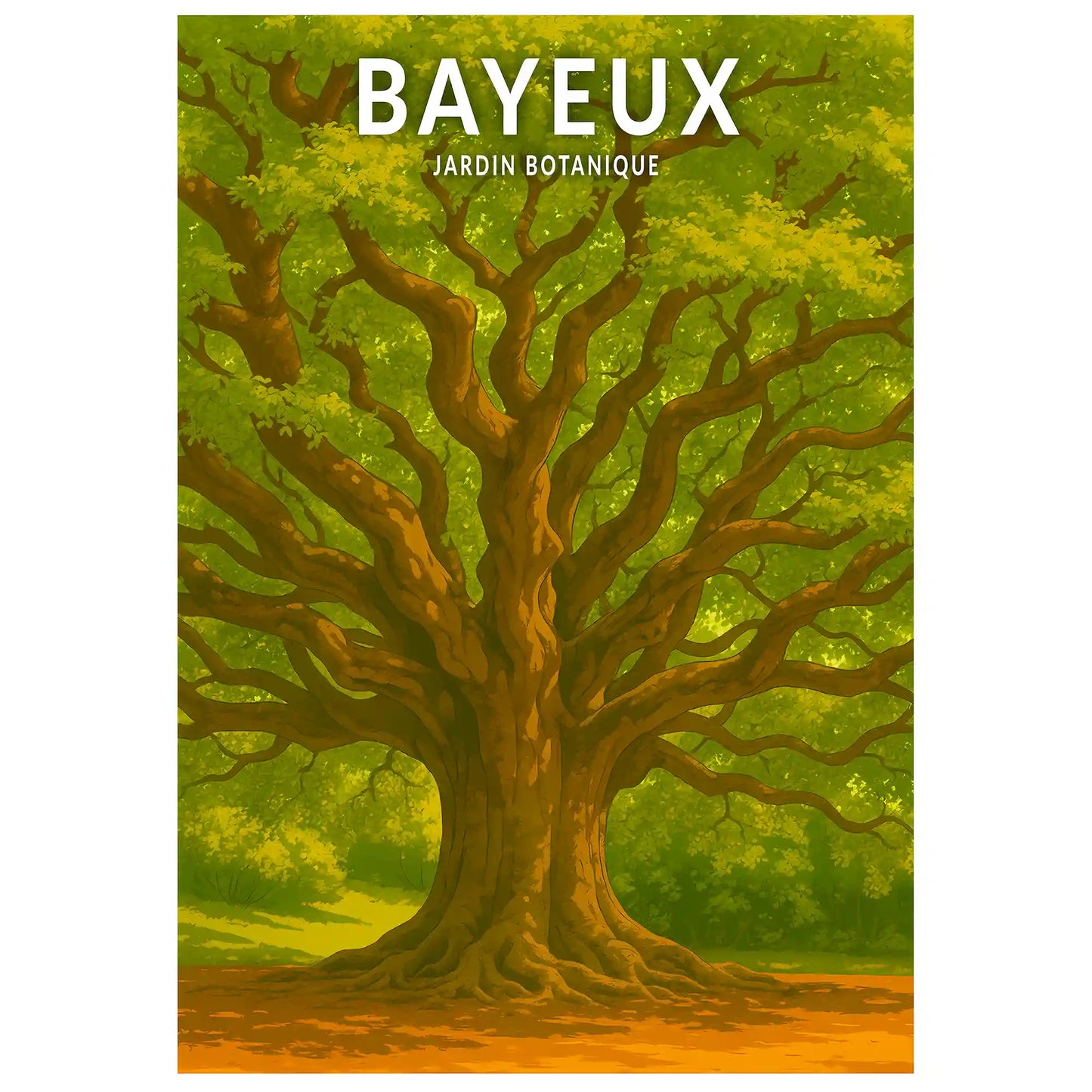 Affiche - Bayeux - Jardin Botanique