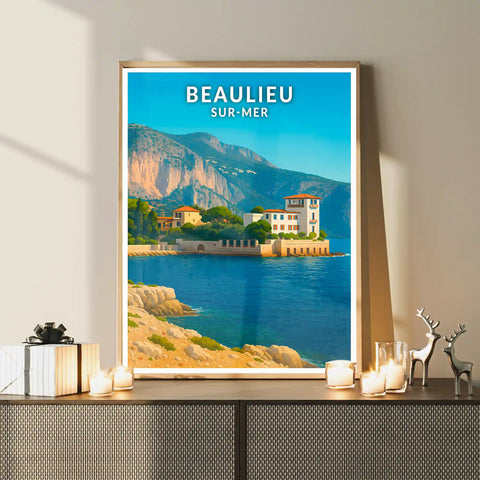 Affiche - Beaulieu-sur-Mer