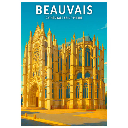 Affiche - Beauvais - Cathédrale Saint-Pierre