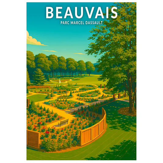 Affiche - Beauvais - Parc Marcel Dassault