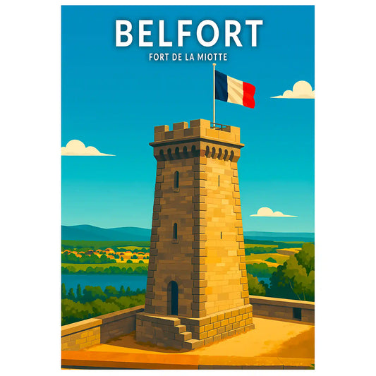 Affiche - Belfort - Fort de la Miotte