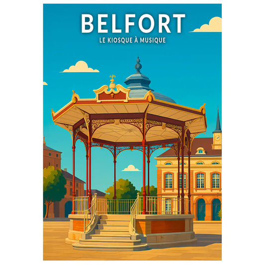 Affiche - Belfort - Le Kiosque à Musique