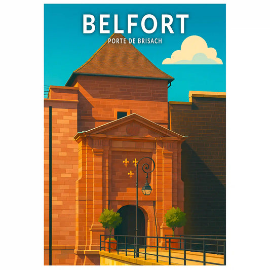 Affiche - Belfort - Porte de Brisach