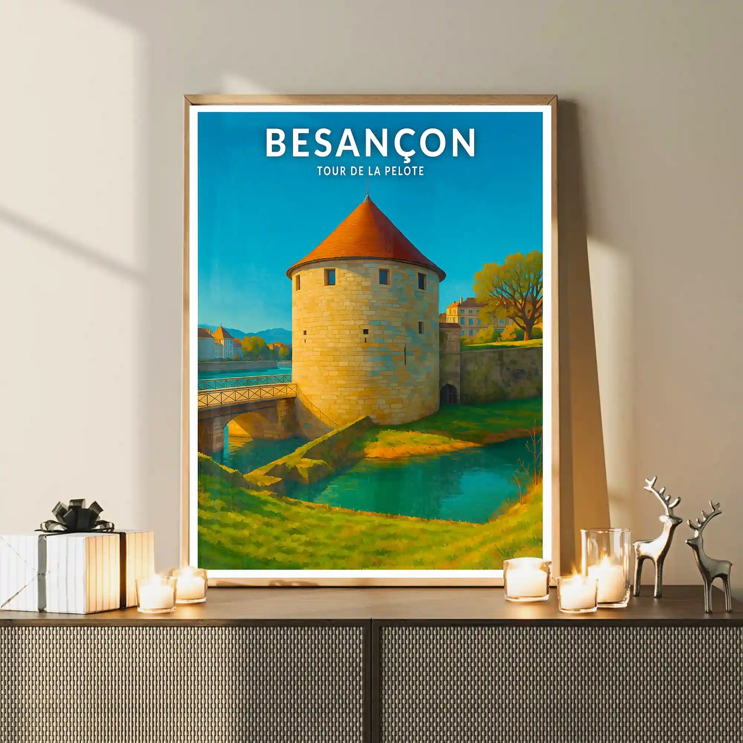 Affiche - Besançon - Tour de la Pelote