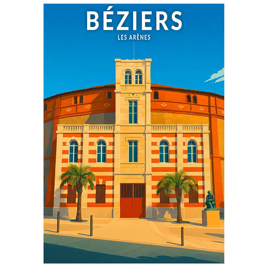 Affiche - Béziers - Les Arènes