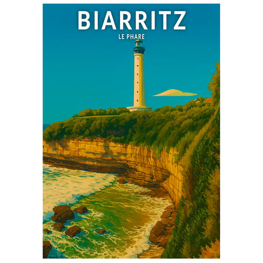 Affiche - Biarritz - Le Phare