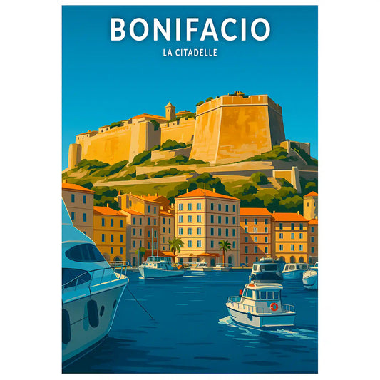 Affiche - Bonifacio - La Citadelle