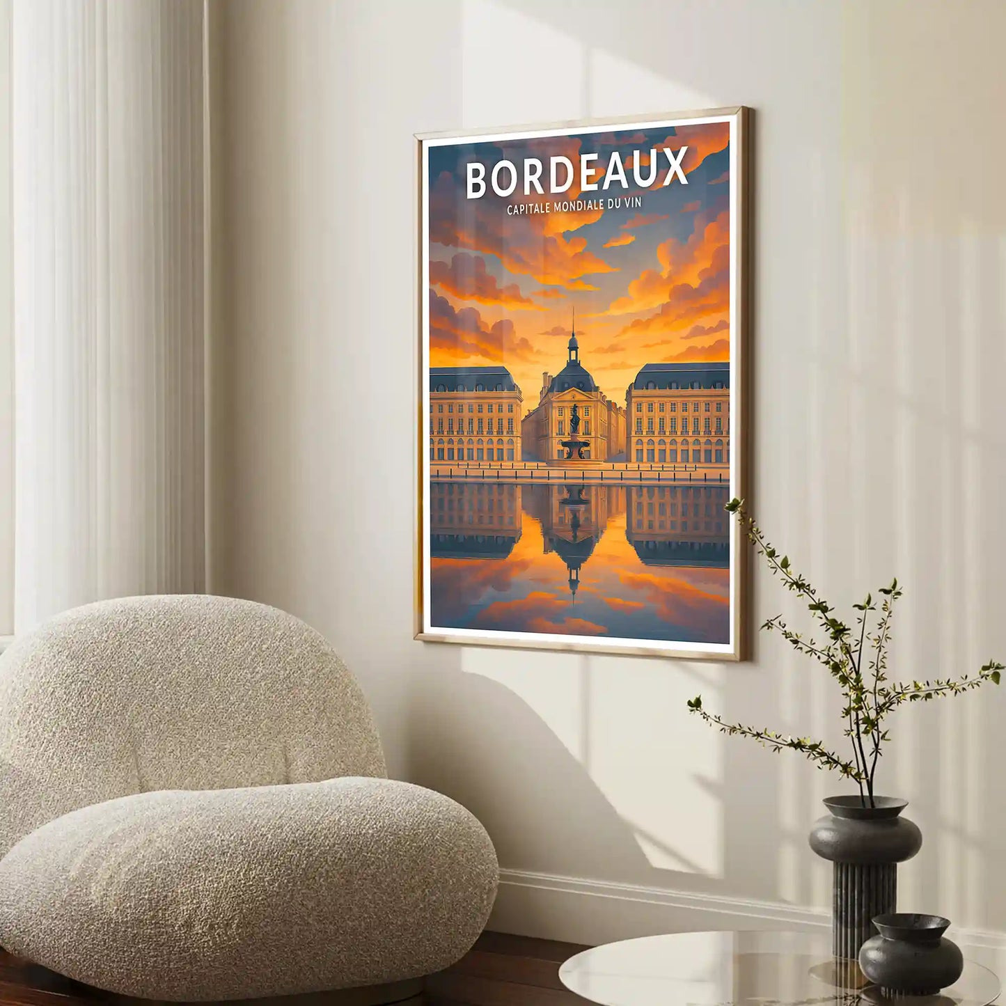 Affiche - Bordeaux - Capitale mondiale du vin