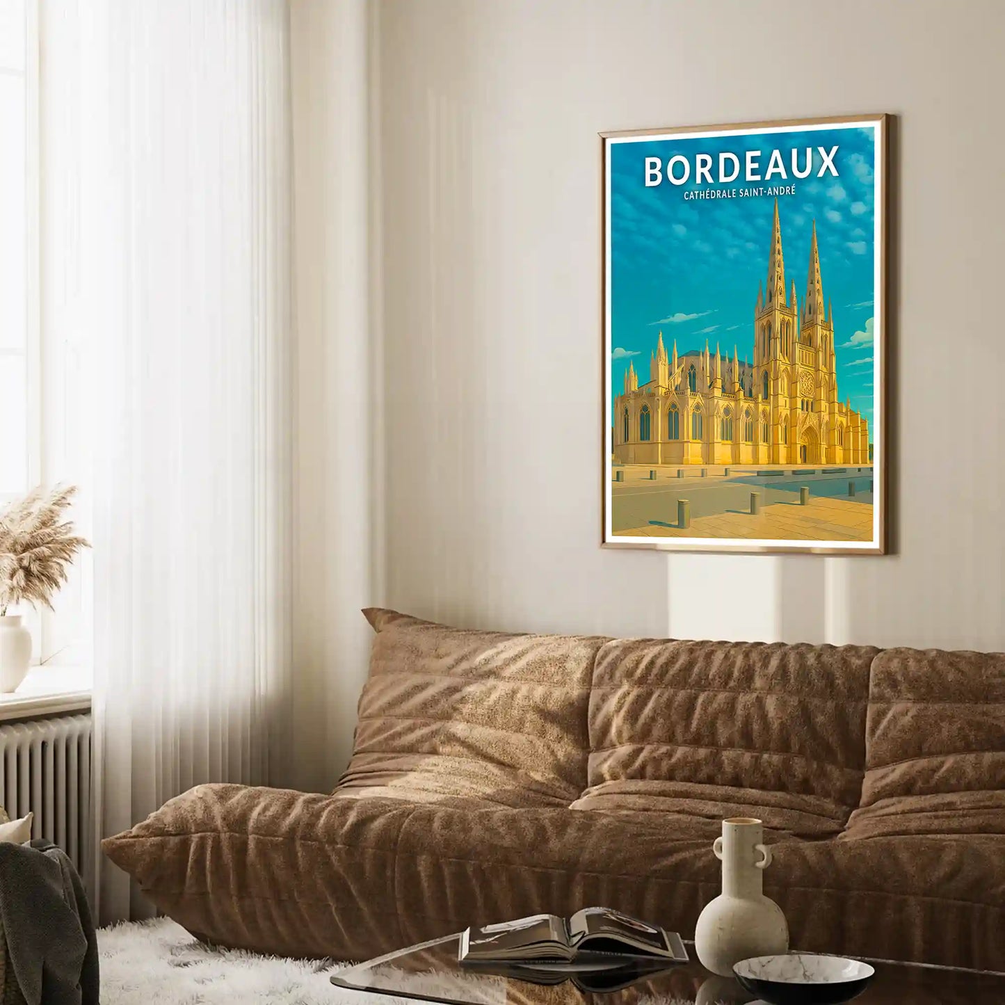 Affiche - Bordeaux - Cathédrale Saint-André