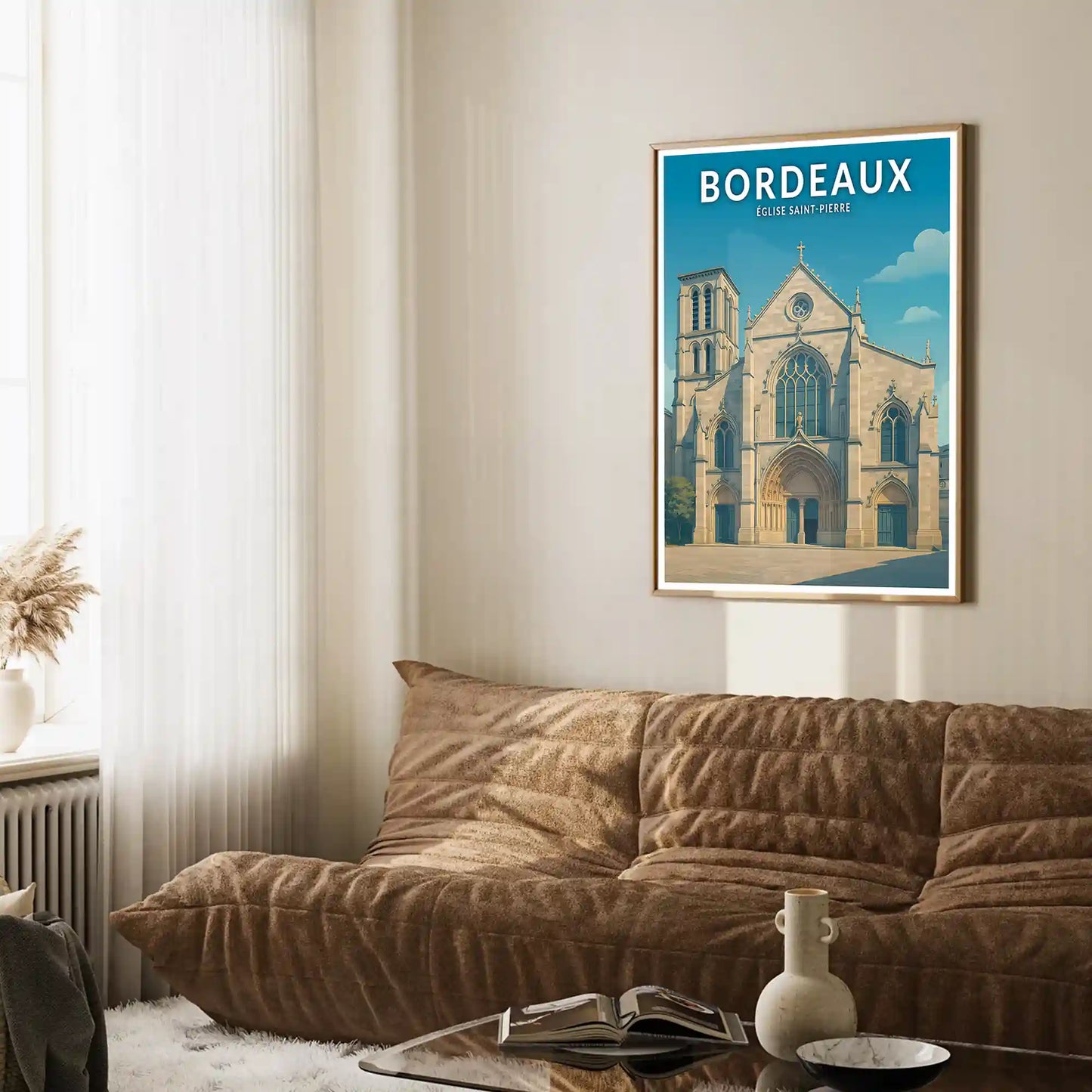 Affiche - Bordeaux - Église Saint-Pierre
