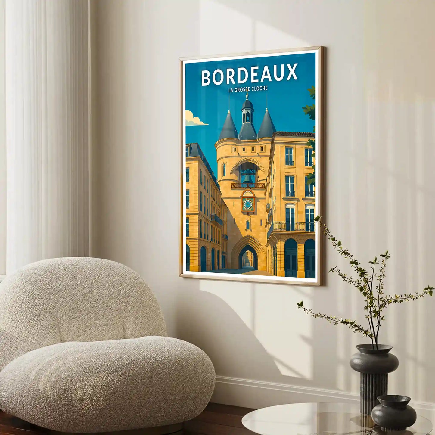 Affiche - Bordeaux - La Grosse Cloche