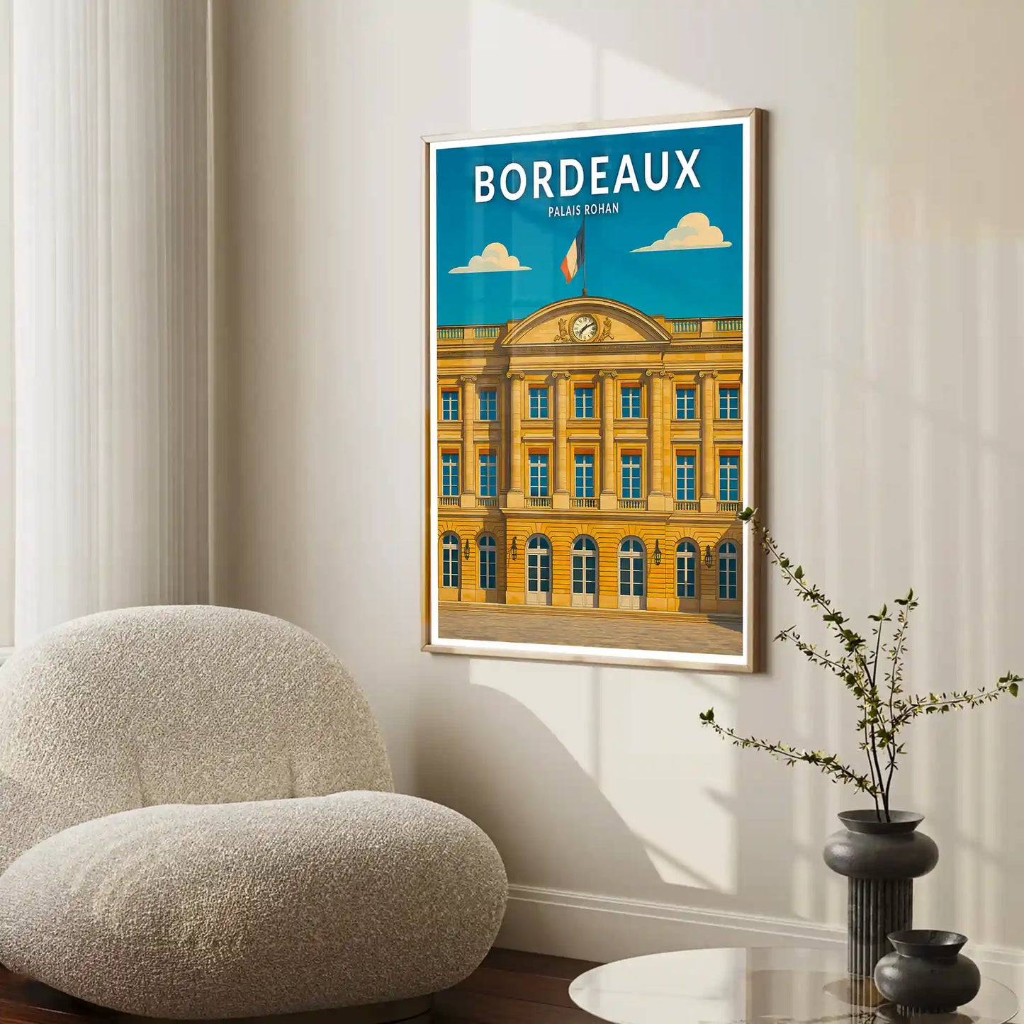 Affiche - Bordeaux - Palais Rohan