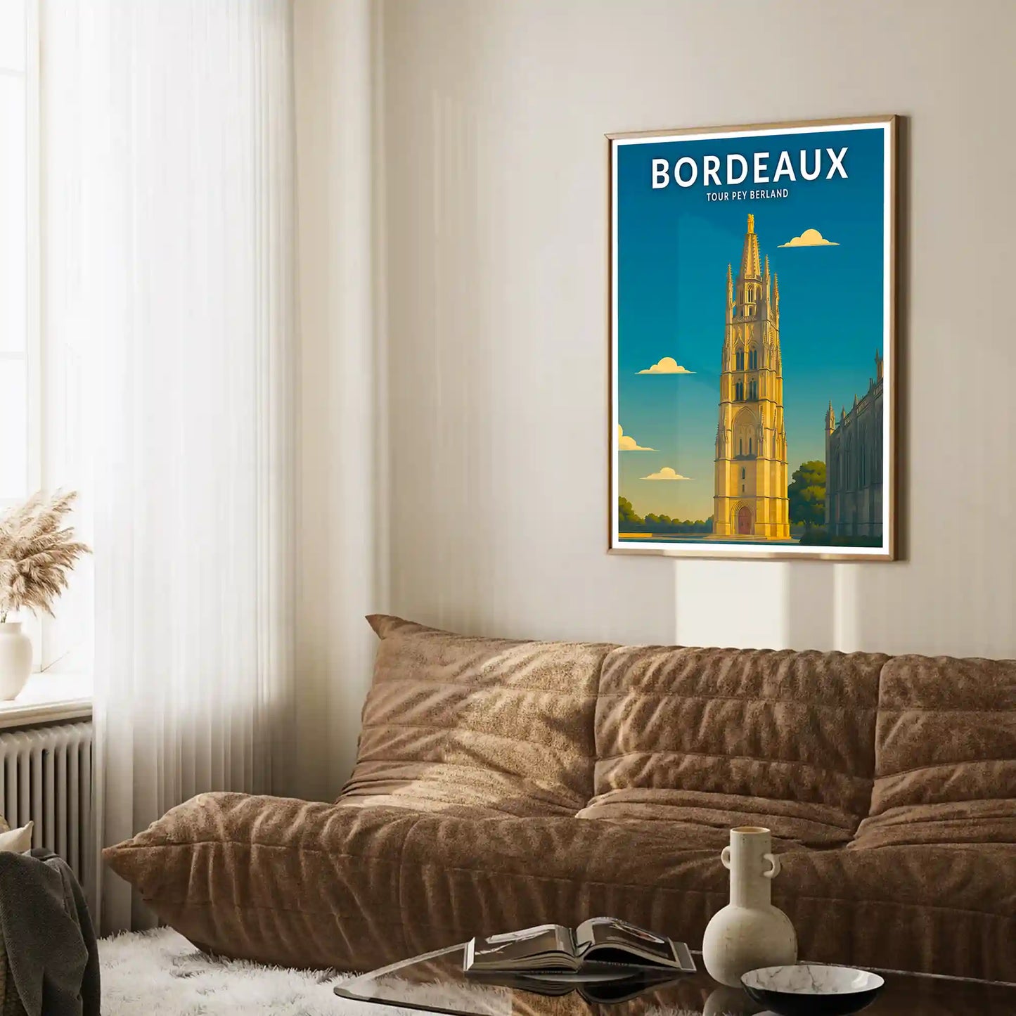 Affiche - Bordeaux - Tour Pey Berland