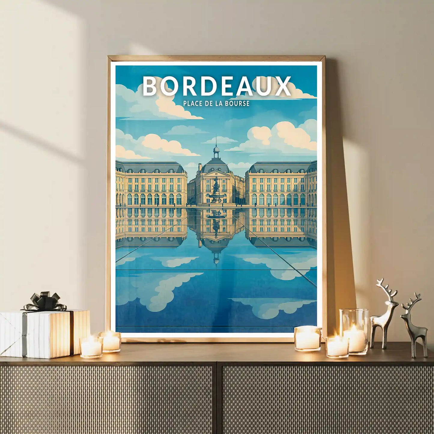 Affiche - Bordeaux - Place de la Bourse