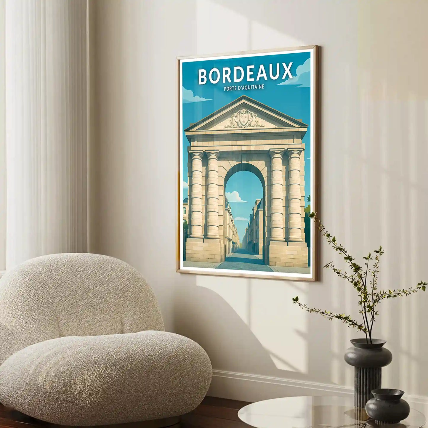 Affiche - Bordeaux - Porte d'Aquitaine