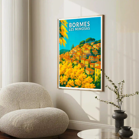 Affiche - Bormes les Mimosas