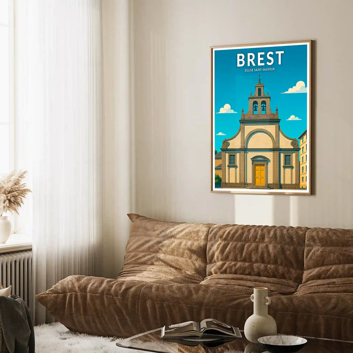 Affiche - Brest - Église Saint-Sauveur