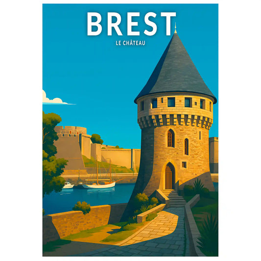 Affiche - Brest - Le Château