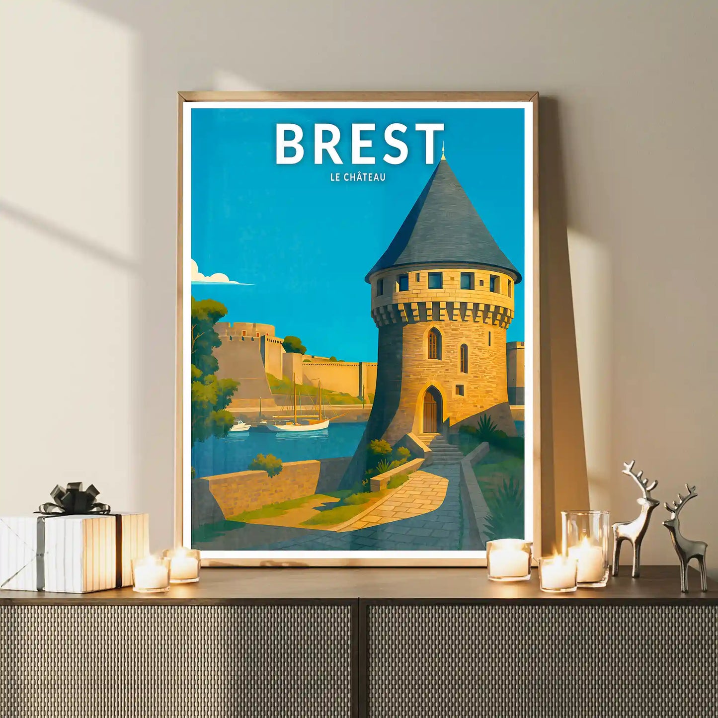 Affiche - Brest - Le Château
