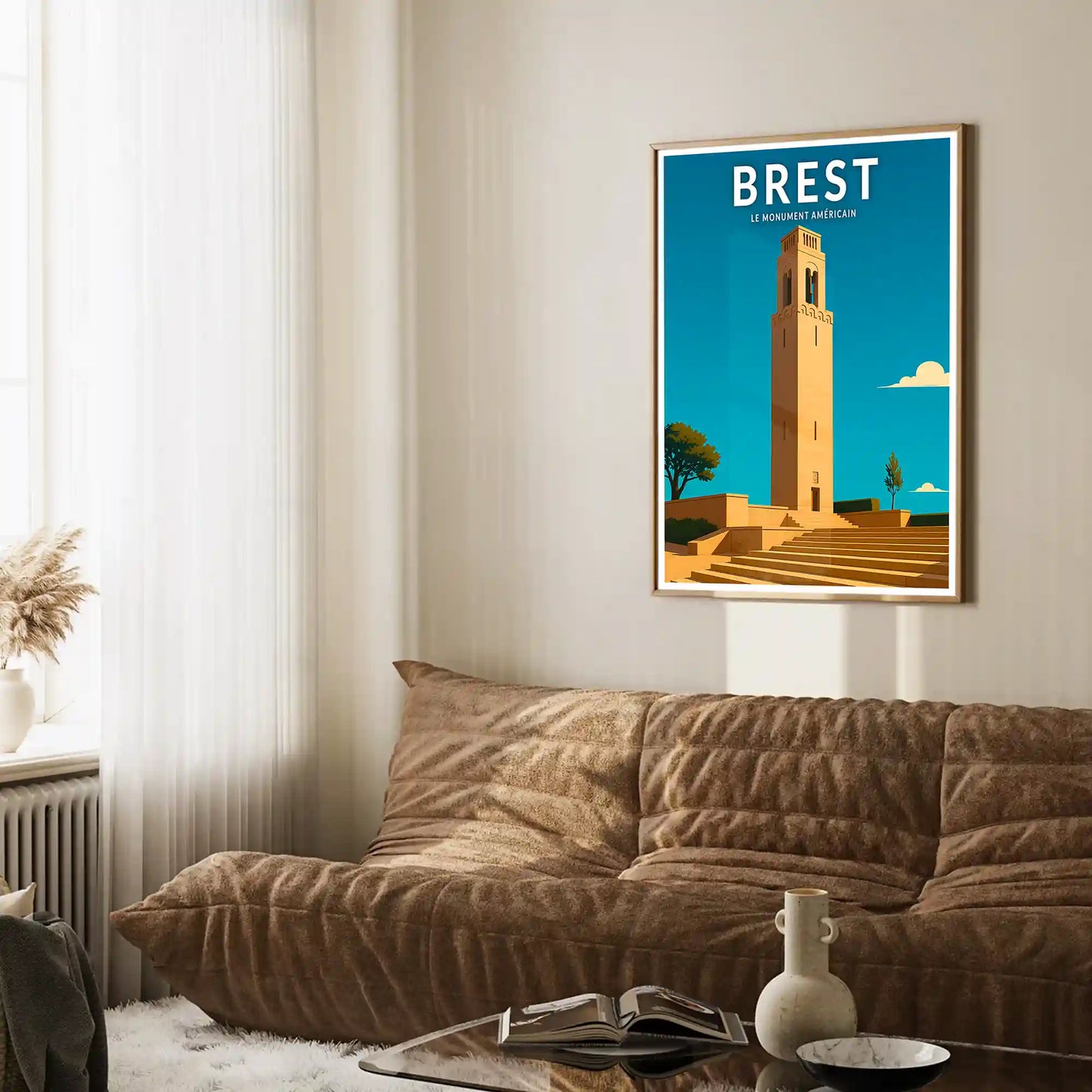 Affiche - Brest - Le Monument Américain