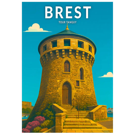 Affiche - Brest - Tour Tanguy