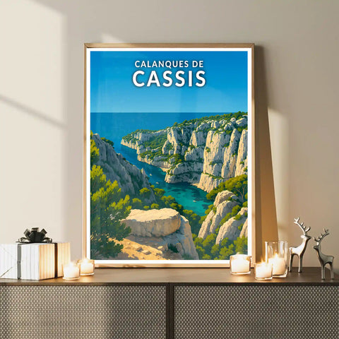 Affiche - Calanques de Cassis